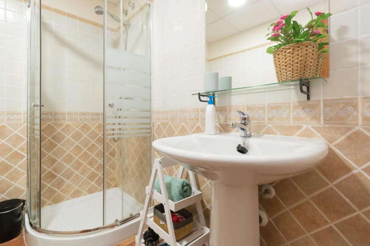 Apartamento con hermoso jardín y AC Isla Plana Exterior foto