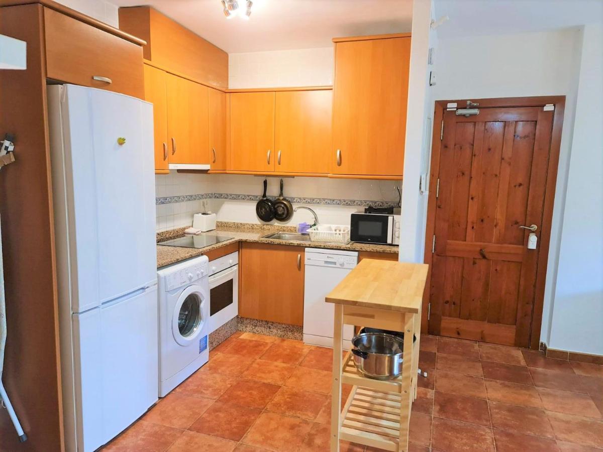 Apartamento con hermoso jardín y AC Isla Plana Exterior foto