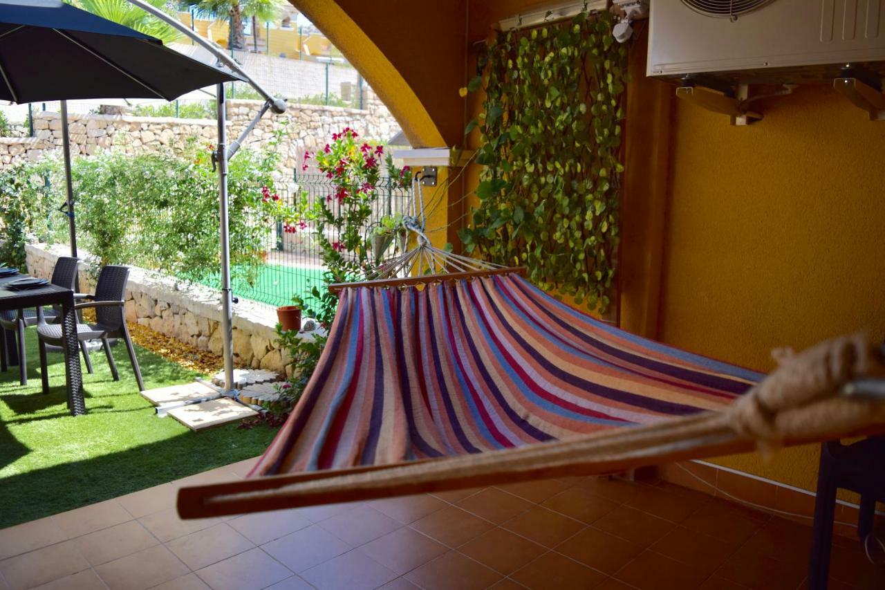 Apartamento con hermoso jardín y AC Isla Plana Exterior foto