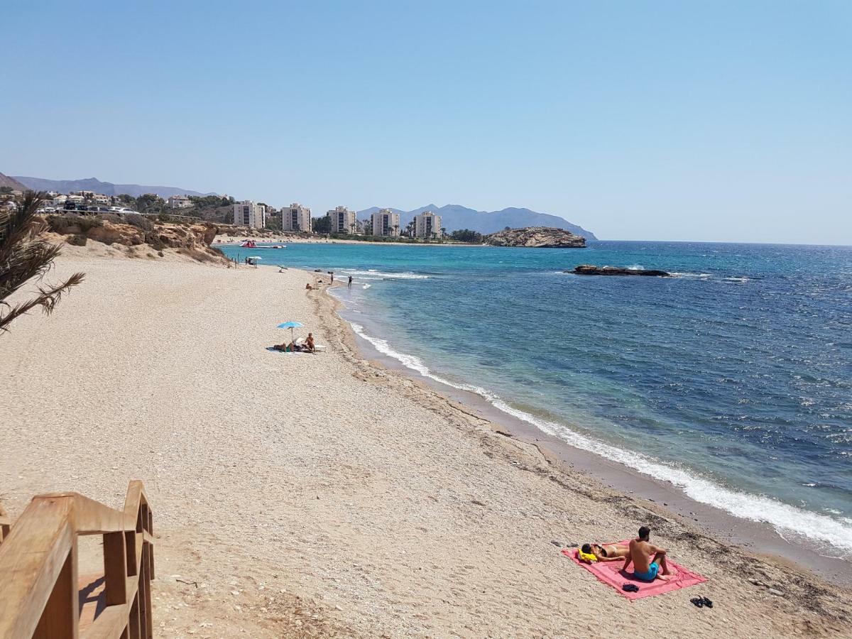 Apartamento con hermoso jardín y AC Isla Plana Exterior foto